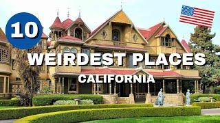 Top 10 Weirdest Places to Visit in California  | Unusual Attractions & Road Trip Stops