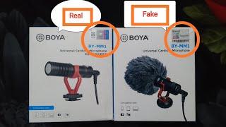 How to check BOYA MM1 mic is original or fake| Testing of BOYA shotgun microphone| Quality of mic|