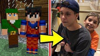 YOUTUBERS DE MINECRAFT NA VIDA REAL !! BETO, HEYDAVI E ROBIN HOOD!!