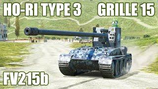 FV215b, Grille 15 & Ho-Ri Type III ● WoT Blitz