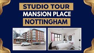 STUDIO TOUR MANSION PLACE NOTTINGHAM | ROOM TOUR | ACCOMMODATIONS IN NOTTINGHAM UK | NTU | UON 