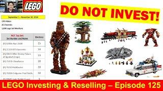 BAD LEGO Investments - I'm (mostly!) Avoiding These Sets. [Star Wars, Marvel, Flowers, Harry Potter]