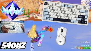 Aula F75 ASMR Unreal Ranked  Satisfying Keyboard Fortnite 540 FPS Smooth 4K