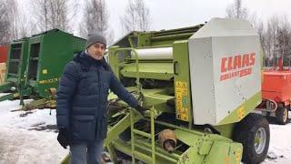 Обзор прессподборщика клас claas rollant 250