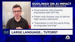 AI enhances conversational language learning, says Duolingo CEO Luis von Ahn