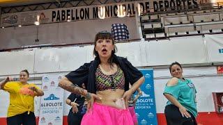 Masterclass de Zumba en el pabellón de Albolote.