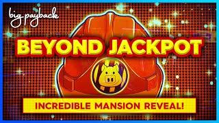 EPIC MANSION! Huff N' More Puff Power 4 Slot - AND $20/SPIN BONUS!