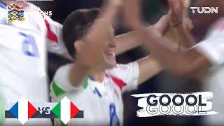 ¡Raspadori deja pagando a la defensa y anota! Francia 1-3 Italia | UEFA Nations League 2024 | TUDN