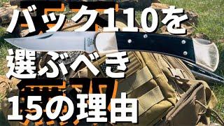 【おすすめフォールディングナイフ】Buck110【バック110フォールディングハンターレビュー】#バックナイフ　#オススメナイフ　#バック110