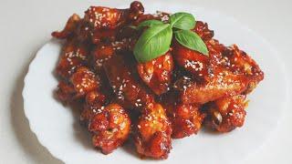 Sriracha Chicken with Honey - English Subtitles