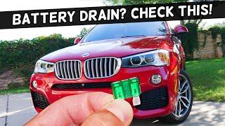 Why BMW Has Battery Drain When Parked BMW X3 X4 2010 2011 2012 2013 2014 2015 2016 2017 2018