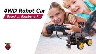 Yahboom 4WD smart robot for Raspberry Pi 4B/3B+ with WIFI camera for Raspberry Pi