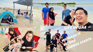 CAMPING VIBES AT THE MANGROVE BEACH, UMM AL QUWAIN,  | LIFE IN UAE @Filipinalivinginuae