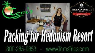 Packing for Hedonism Resort in Negril Jamaica with TomandBunny of Toms Trips