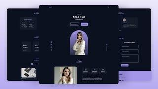  Create a Responsive Personal Portfolio Website Design Using HTML CSS & JavaScript