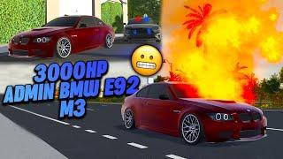 UBER IN 3000 HP ADMIN E92 M3!!!! (GONE WRONG) || ROBLOX - Southwest Florida