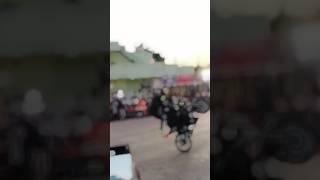 Bike stunt on fire #shorts #shortsviral #bike #bikestunt