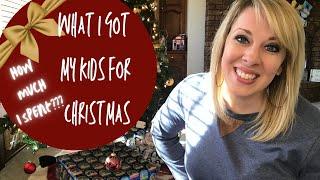 What I got my KIDS for CHRISTMAS and HOW MUCH I SPENT || small budget BIG CHRISTMAS