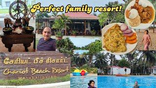 Chariot Beach Resort Mahabalipuram, Chennai | Cost, Amenities Details | Good Family Resort in ECR