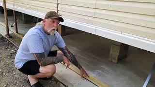 Insulated Mobile Home Trailer Tiny Home Skirting Underpinning  #diy #mobilehomes #tinyhome