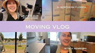 MOVING VLOG | Buying our first home with a newborn + empty house tour