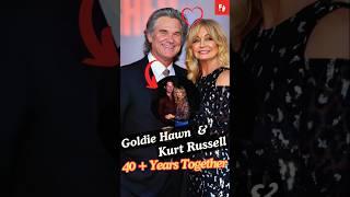 TRUE LOVE STORY: 40 Years and Beyond Goldie Hawn & Kurt Russell !️ #shorts