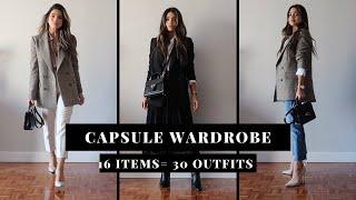 30 FALL OUTFITS | CAPSULE WARDROBE | Samantha Guerrero