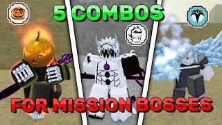 *BEST* 5 PVE COMBOS FOR BOSSES (Humanoid) | Shindo Life