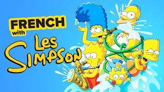 Learn French with Cartoons: Les Simpsons - A Dangerous Ride!