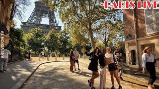 [PARIS LIVE] Bonjour Paris Eiffel Tower Walk Live Streaming 18/September/2024