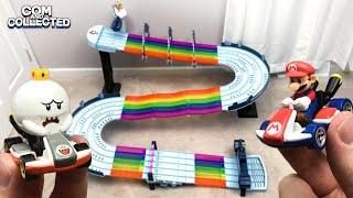 Hot Wheels Mario Kart RAINBOW ROAD (Review Unboxing Build & Track Test) + 2 Big Problems