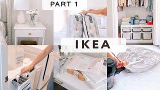 IKEA SHOP & ORGANIZE WITH ME Part 1 | Silent VLOG [IKEA MUST HAVES]