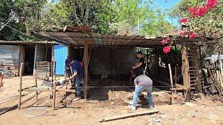 ️ Iniciamos a demostar para iniciar la construcción de la Casa  Abuelito Andres 