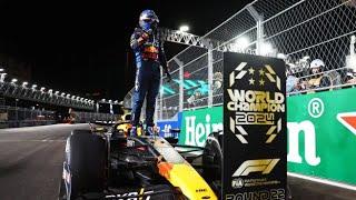 Max Verstappen wins 2024 F1 world title as Red Bull driver closes out Drivers'