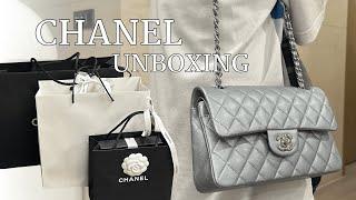 [ENG] 첫 샤넬 언박싱 함께해요! CHANEL UNBOXING with New Bag, Jewelry and Watch!!
