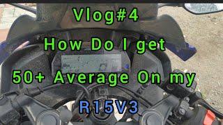 How do I get 50 +Average on my r15 v3 |Tips for Average & reducing back/wrist pain during Long ride|