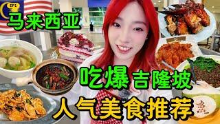 [4K]馬來西亞平價美食，一天吃6家，只需200多。吉隆坡美食推薦，必吃美食街Affordable food in Malaysia, recommended food in Kuala Lumpur