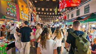  Bangkok Night Madness : Khaosan Road & Hidden Vibes of Rambuttri Alley Thailand 4K HDR