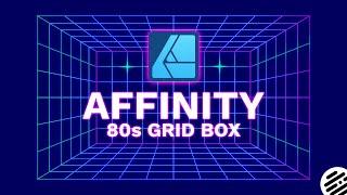 Affinity Designer Tutorial - 1980s Retro Grid Box