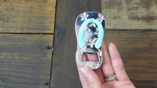 Fashioncraft Starfish Flip Flop Bottle Openers (FC-4214)