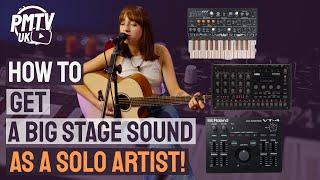 How to Get a Big Sound On Stage As a Solo Musician! - Using Synths, Drum Machines and Vocal Pedals!