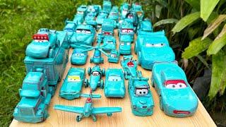 Clean up muddy minicars & disney pixar car convoys! Play in the garden