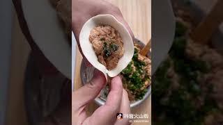 饺子的包法/chinese dumplings/pangsit