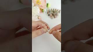 【PandaHall】How to Make Wire Wrapping Ring #beads #wire #wirewrapping #ring #beading #pandahall #diy