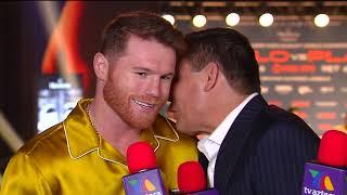 "Me mentó la mad$% como 10 veces" Saúl 'Canelo' Álvarez, luego del pesaje ante Plant | Box Azteca