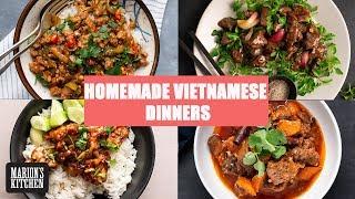 4 Vietnamese Dinners You Can Make At Home ️| #StayHome #WithMe | Marion's Kitchen