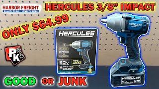 HARBOR FREIGHT HERCULES 3/8" IMPACT / GOOD OR JUNK #harborfreight #toolreviews #tools #toolboxtour