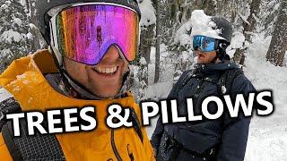 Tree Lines & Powder Pillows Snowboarding Adventure