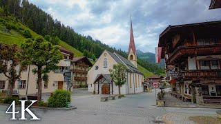 Walking from Vorderlanersbach to Tux, Tuxertal, Austria  4K