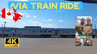 Canadian VIA Train Ride (detailed trip) #train #travel #canada